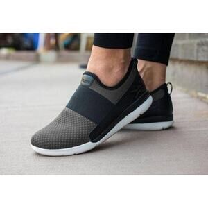 Kuru Ellie Athletic Shoes Slip On Arch Support Travel Walking Gray Women’s 10